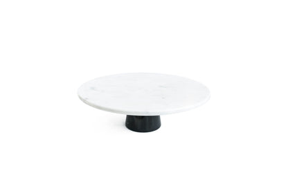 White Carrara/Black Marquina Stand Cake